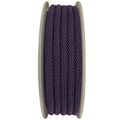 Шелковый шнур Милан 221 | 4.0 мм, Цвет: Фиолетовый 26