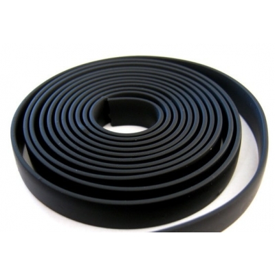 Плоский каучуковый шнур 9х2 мм Черный 36