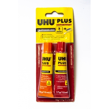 КЛЕЙ ЭПОКСИДНЫЙ ДВУХКОМПОНЕНТНЫЙ "UHU" PLUS КРАСНЫЙ (30ML) КЛЕЙ ЭПОКСИДНЫЙ ДВУХКОМПОНЕНТНЫЙ "UHU" PLUS КРАСНЫЙ (30ML)